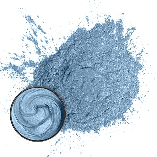 Firedots Sky Blue Mica Powder For Epoxy Resin, Blue Pigment Powder, Pigment Powder For Epoxy Resin, Blue Pearl Mica Powder For Resin, Blue Resin Pigment Powder #TOP4