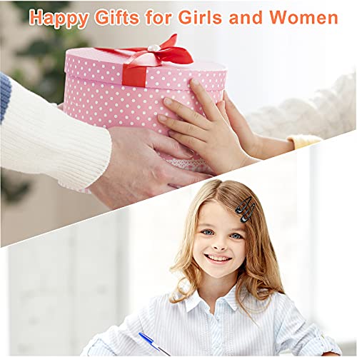 40Pcs Silicone Coated Hair Barrettes For Women, Non-Slip Metal Hair Clip Barrettes, Drop Oil Protection Snap Hair Clips For Kids, Teens, Girls(Black) #TOP6