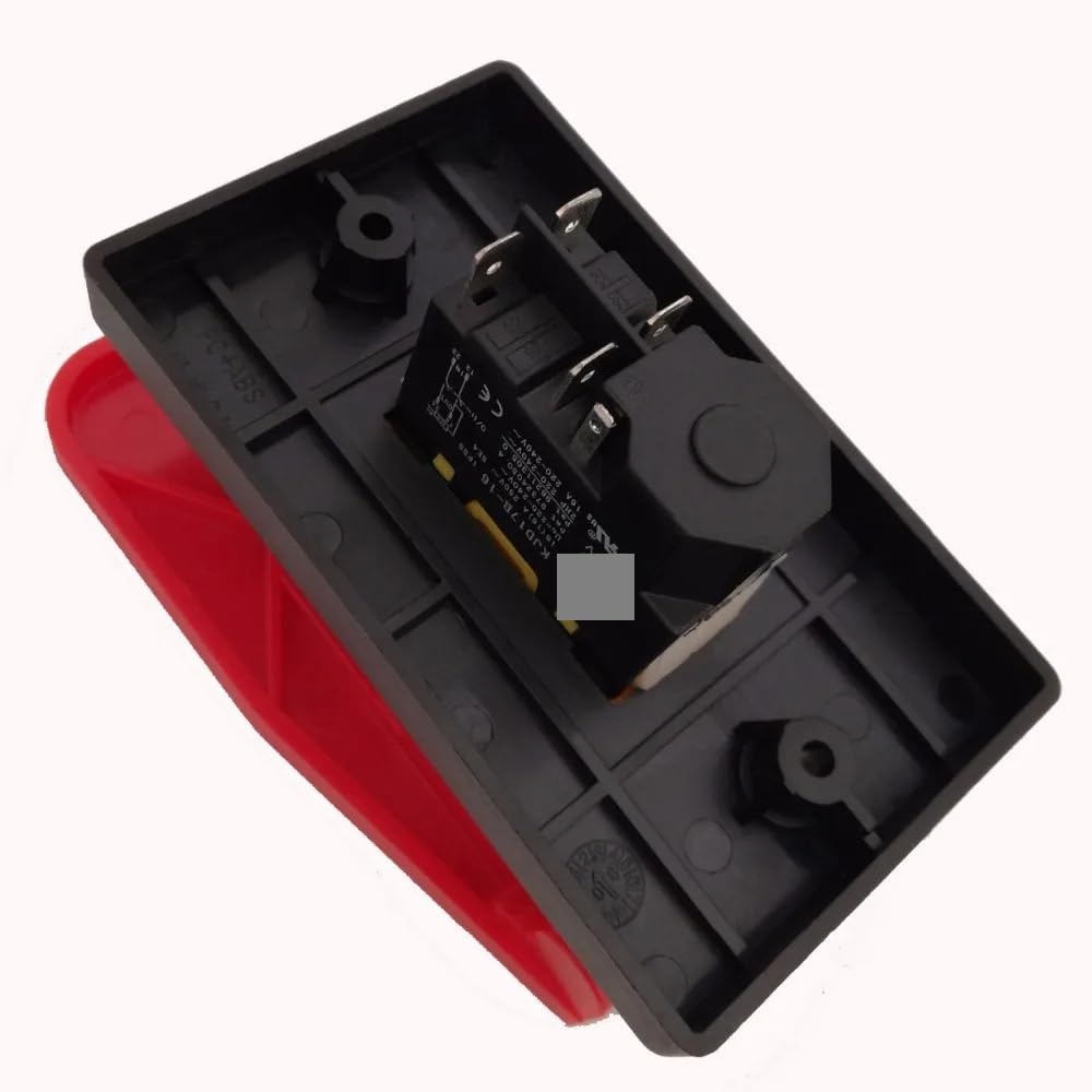 AARTERZZA 220V-240V 16A 5E4 Table Saws Electromagnetic Pushbutton Switch Paddle Switch KJD17B-16 5pin