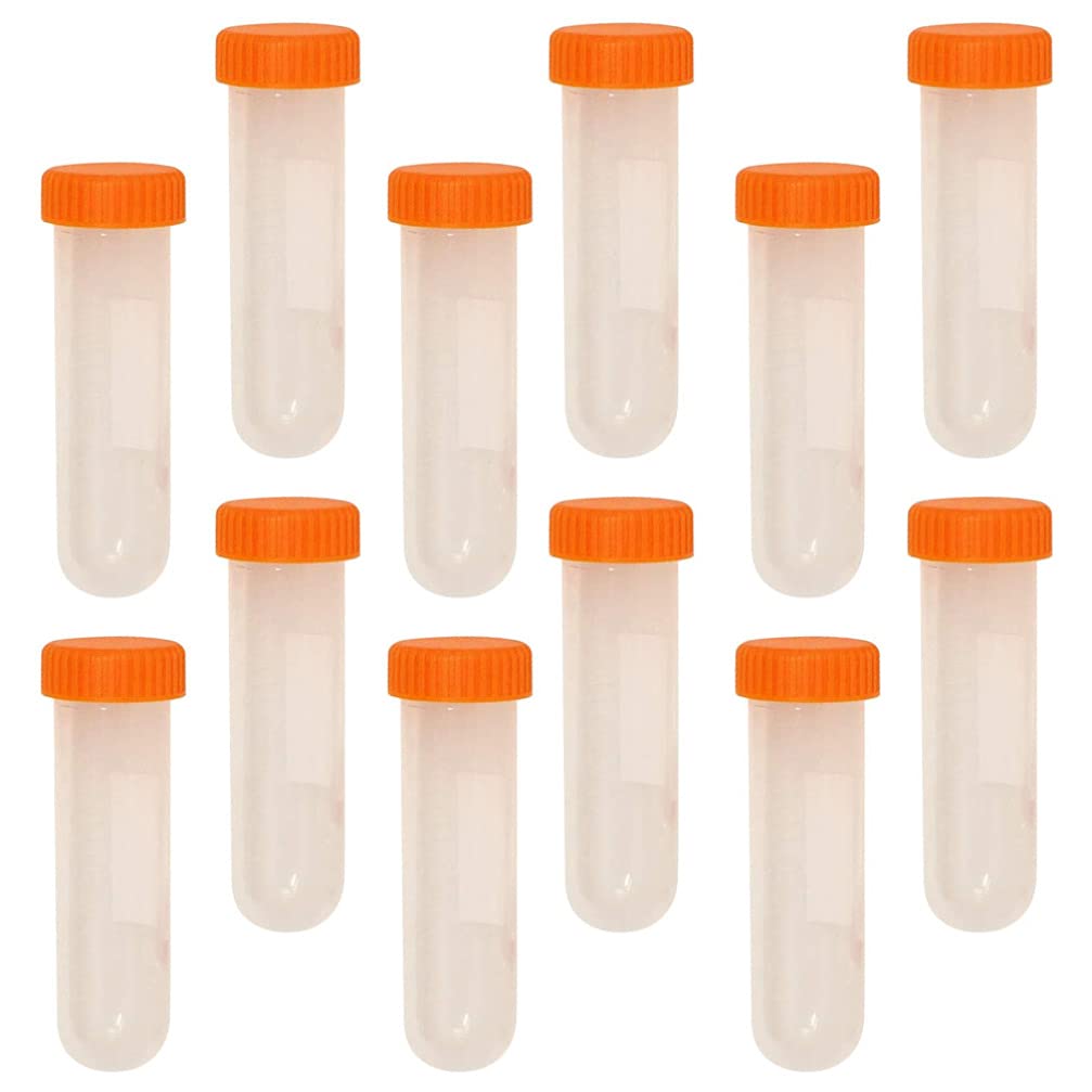 Provetta da laboratorio, tappi tubi di prova trasp 100 pezzi 50ml provette scientifiche provette da laboratorio provette for centrifuga provette graduate provette for chimica provette for esperimenti