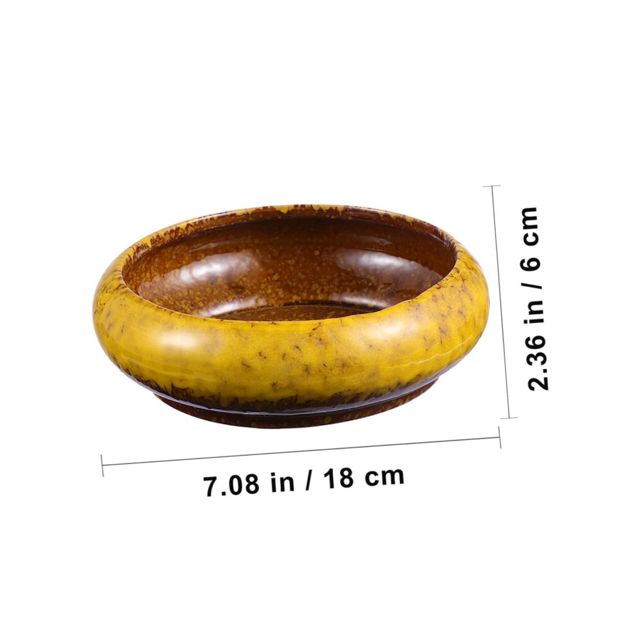 NOLITOY Pot de Fleurs Rétro pour Succulentes, Lot de 2, Céramique