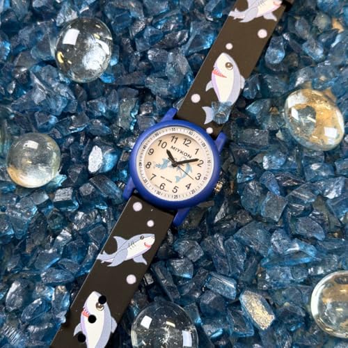 Miykon Kids Watches for Boys and Girls - Educational Time-Telling Gift for Kids Aged 3-15, Toddlers, Preschoolers, and School-Aged Children - Easy to Read Analog Watch, Soft Resin Band, Japanese Quartz, 100M Water Resistant2