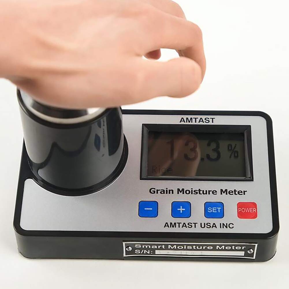 AMTAST Smart Grain Moisture Meter Grain Moisture Tester for 17 Grains