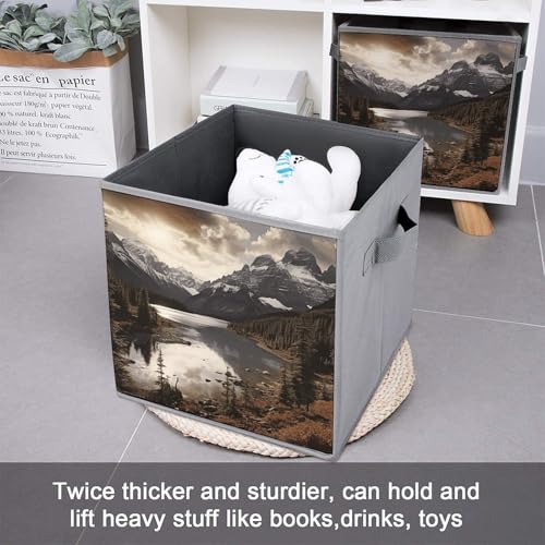 Bacs de rangement pliables pour vêtements et linge de maison - 7