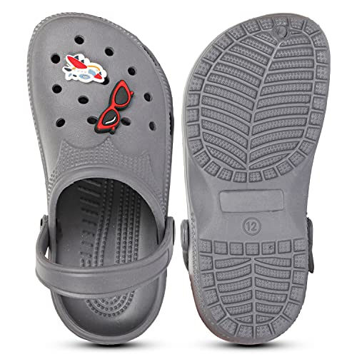 Image of MOZAFIA CHIKU Super Lightweight Cushioned Footbed EVA Sole Pull ON Washable Clogs for Kids