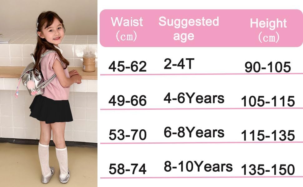Girls' Pleated Mini Skirt with Undershorts - High Waist Pull-on Tennis School Uniform, Stylish Versatile for All Tops - Image 4