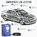KOLSOL Automotive Smoke Leak Detector with Pressure Gauge, Smoke Machine Built-in Air Pump, DC12V Car Smoke Detector Test Leak in Vehicle Pipe Systems for Cars, Motorcycles, Snowmobiles, ATV, Boats