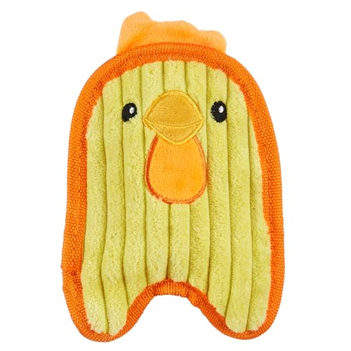 Outward Hound Durablez Tough Plush Squeaky Dog Toy, Chicken, XS