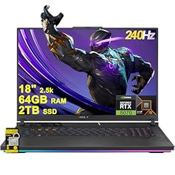 ASUS-ROG-Strix-G18-G814-Gaming-Laptop-18-25k-2560x1600-240Hz-100-DCI-P3-3ms-AMD-16-core-Ryzen-9-9955HX-Beats-i9-14900HX-64GB-RAM-2TB-SSD-GeForce-RTX-5070-RGB-Backlit-WiFi6E-Win11-ICP-Hub
