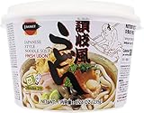 J-Basket Fresh Udon Japanese Style Instant Noodle Soup, 8.28 Oz (Pack Of 6)