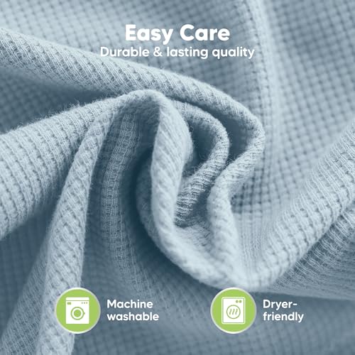 Image of 3-Pack Organic Swaddles for Newborns, Baby Swaddles 0-3 Months (Glacier) | Newborn Swaddle Sleep Sacks, Soft Cotton, Infant, Baby Swaddle Wraps, Girls, Boys, Large Hook & Loop Closure