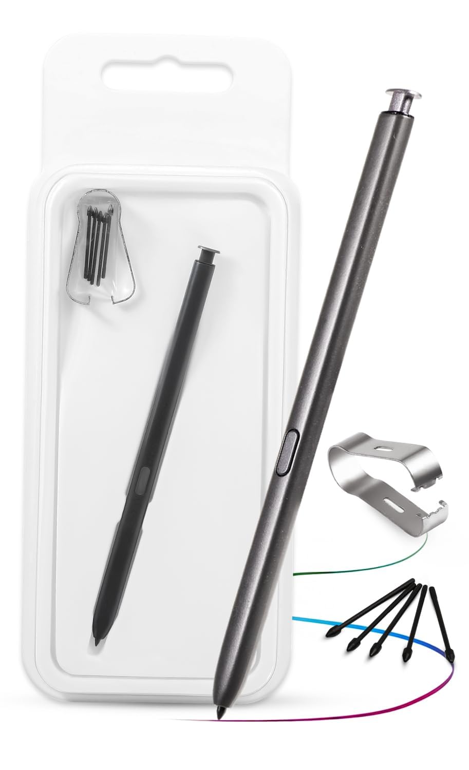 The AutoStory Samsung Galaxy S22 Ultra/S23 Stylus Pen for Android Replacement | Compatible for Galaxy S22 Ultra/S23 Ultra (SM-S908B, SM-S918B) 4096 Sensitivity with 5 Extra nibs (Without Bluetooth)-image-40