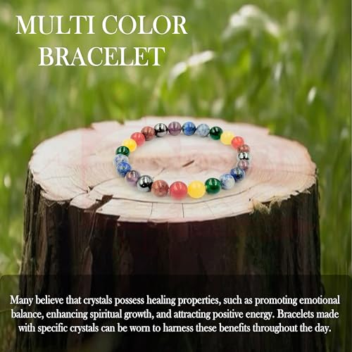 Image of Certified Crystal Bracelet | 8mm Beads | Stretchable Healing Bracelet | Bracelets for Men and Women |