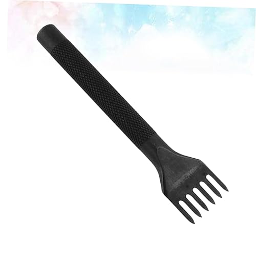 Miniatura 5 de COHEALI Juego de punzones de cuero, perforador de cuero, herramienta perforadora de agujero de cinturón para hacer agujeros de cinturón, herramienta
