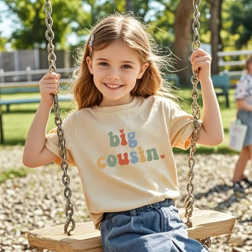 Cousin Shirt for Toddler Boys Girls Cool Biggest Big Little Cousin Shirt Summer Family Vacation Tees Gift 2-7T3