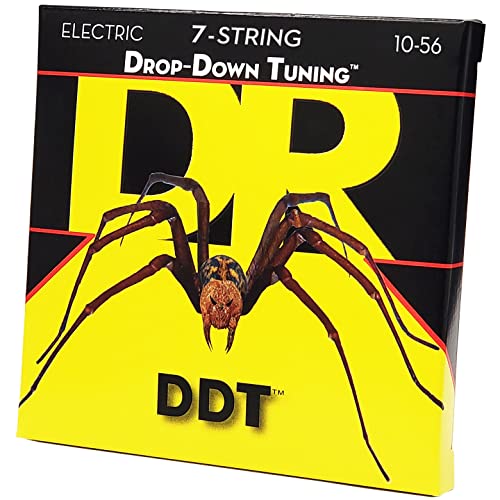 DR E DROP DDT7-10 Drop-Down Tuning Jeu de cordes pour Guitare électrique 7 cordes - Les Beatles, Paul McCartney, John Lennon, RIngo Starr, George Harrison DR E DROP DDT7-10 Drop-Down Tuning Jeu de cordes pour Guitare électrique 7 cordes – Image 3