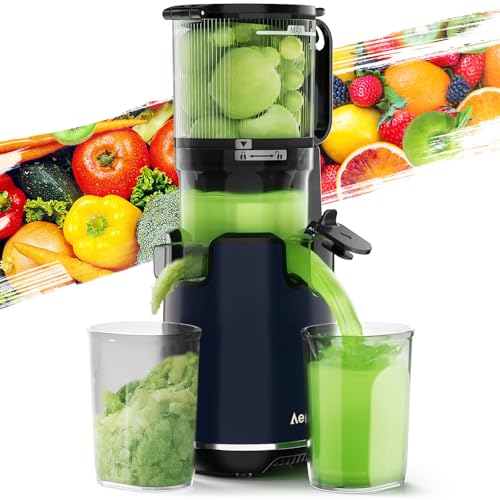 Image of Aeitto Cold Press Juicer for Whole Fruits & Vegetables, Self Feeding, Easy to Clean