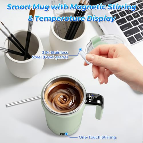 Taza automática auto mezcla recargable de 380 ml miniatura 2