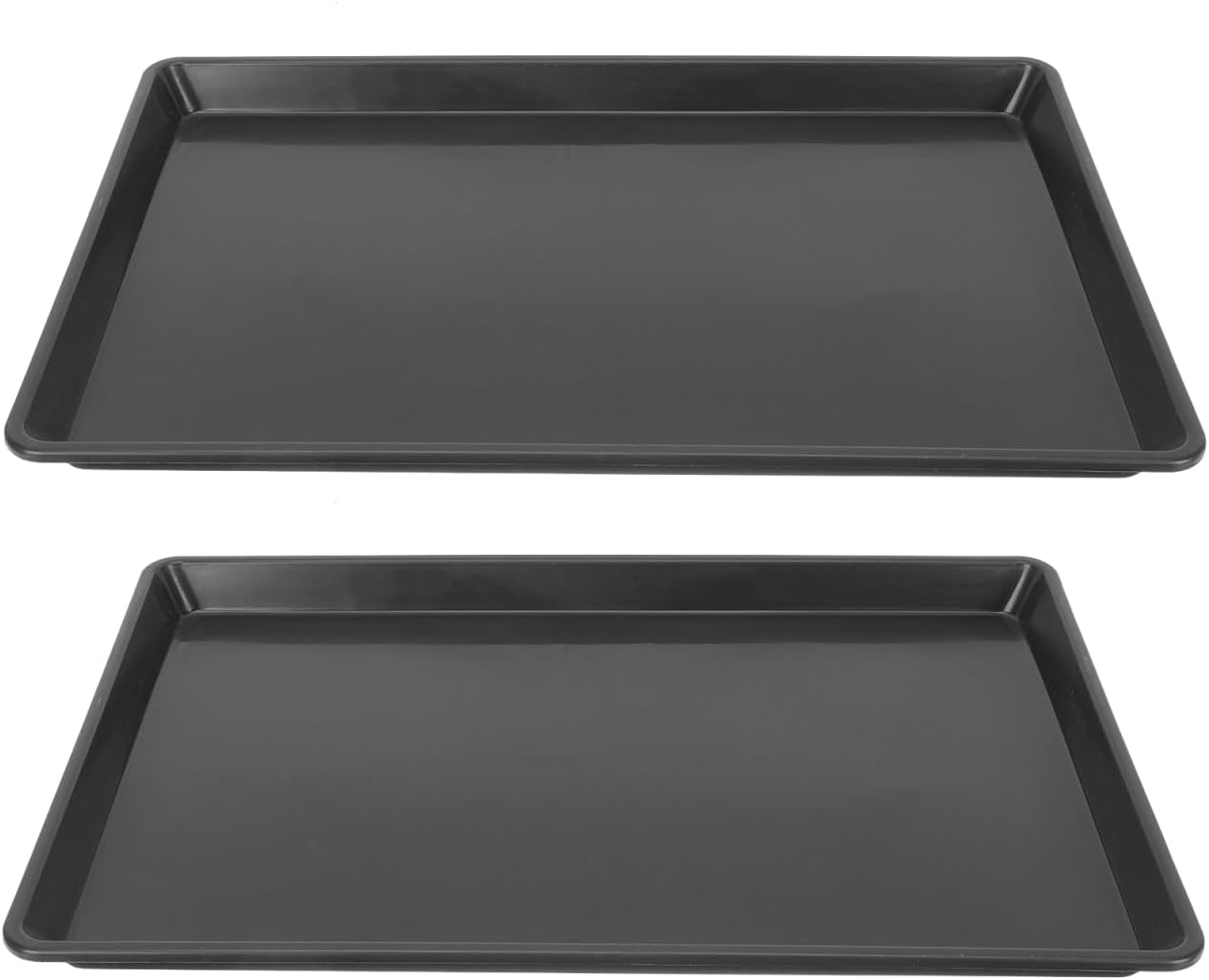 POPETPOP Dog Crate Tray Replacement Leakproof Plastic Kennel Bottom Pan 16.92X12.99X0.98 Inch Easy Clean Dog Crate Tray for Small Dogs Bird and Bunny Cages