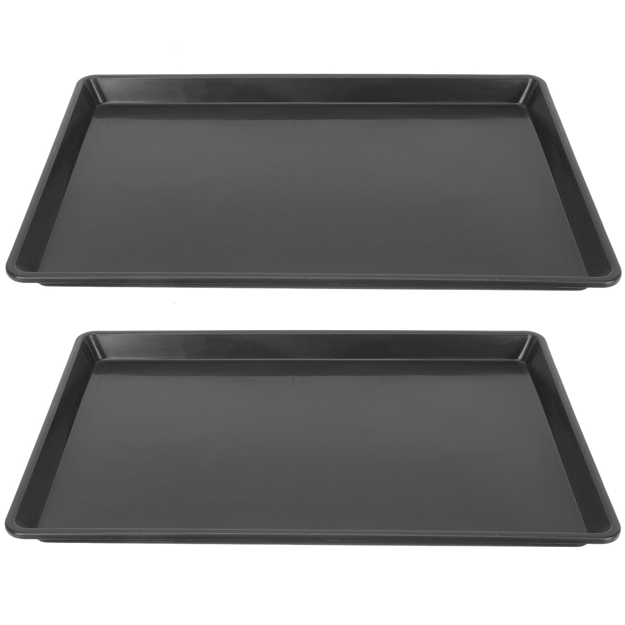 BESPORTBLE 2Pcs Small Dog Crate Tray Replacement Waterproof Dog Cage Tray for Parrot Bunny and Small Animal Cage Easy to Clean Litter 17X13X1 Inch