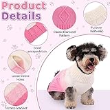 ASENKU Hundepullover für Kleine Mittelgroße Große Hunde,Wärme Hundepulli Strick Pullover Hund,Hundepulli für Dackel,Französische Bulldogge Bulldog Chihuahua