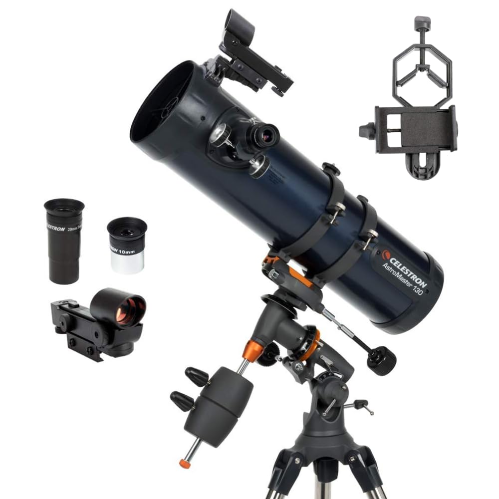 Celestron AstroMaster 130EQ Telescope with Smartphone Adapter-picture-9