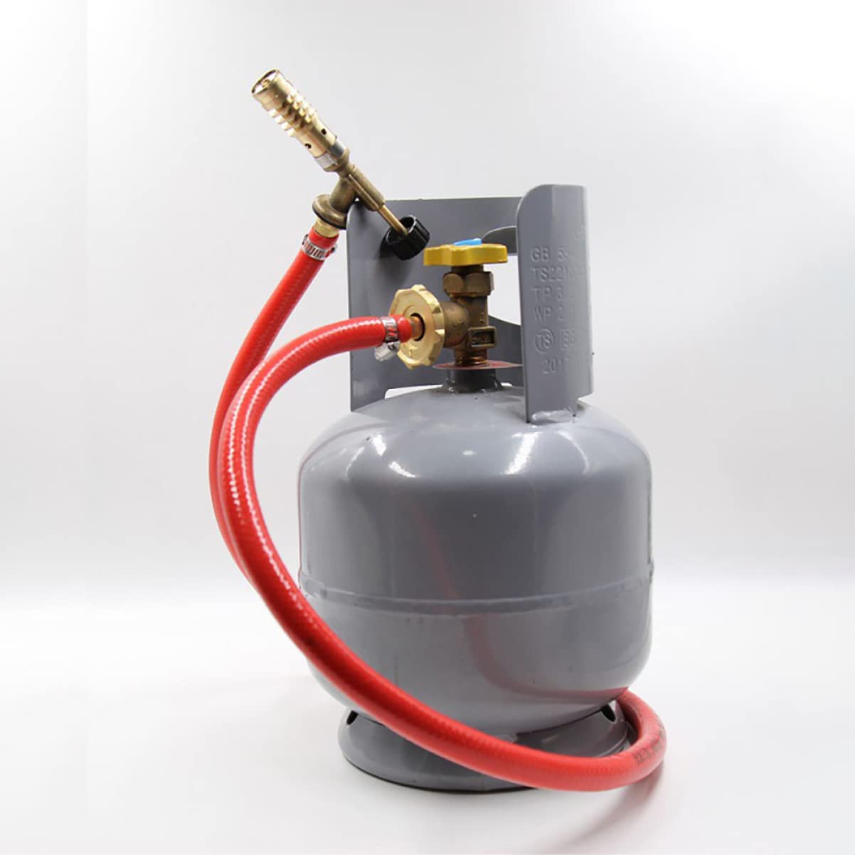 Torche à Propane Pratique en Laiton et Caoutchouc, Verrouillage D’allumage, pour Caraméliser Crèmes, Meringues et Pâtisseries
