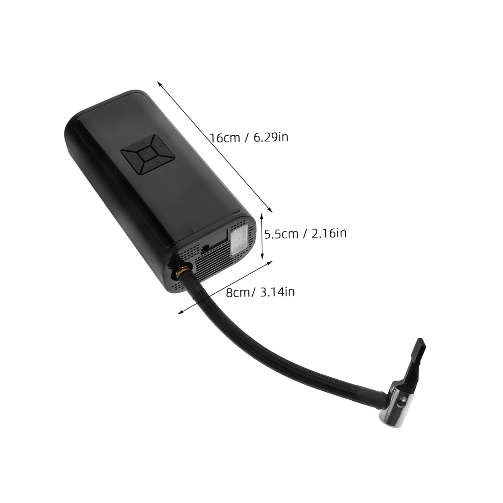 TOPBATHY Pompa Aria Portatile per Bicicletta e Auto Display Digitale 3-150psi 16l/min per Gonfiaggio Rapido Pneumatici Bici Elettriche e Auto