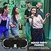 Altec Lansing Mini LifeJacket Jolt Bluetooth Speaker with Qi, Wireless, Waterproof, Portable, Speakers, Loud Volume, Strong Bass, Rich Stereo System, Microphone, 16 Hour Battery, 100 ft Range, Gray