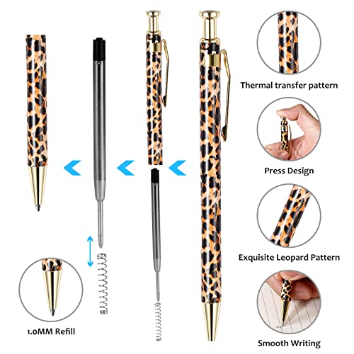 HHLCWA 5 penne a sfera leopardate, penne a sfera