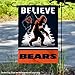 WinCraft Chicago Bears Bigfoot Sasquatch Believe Yard Garden Banner Flag