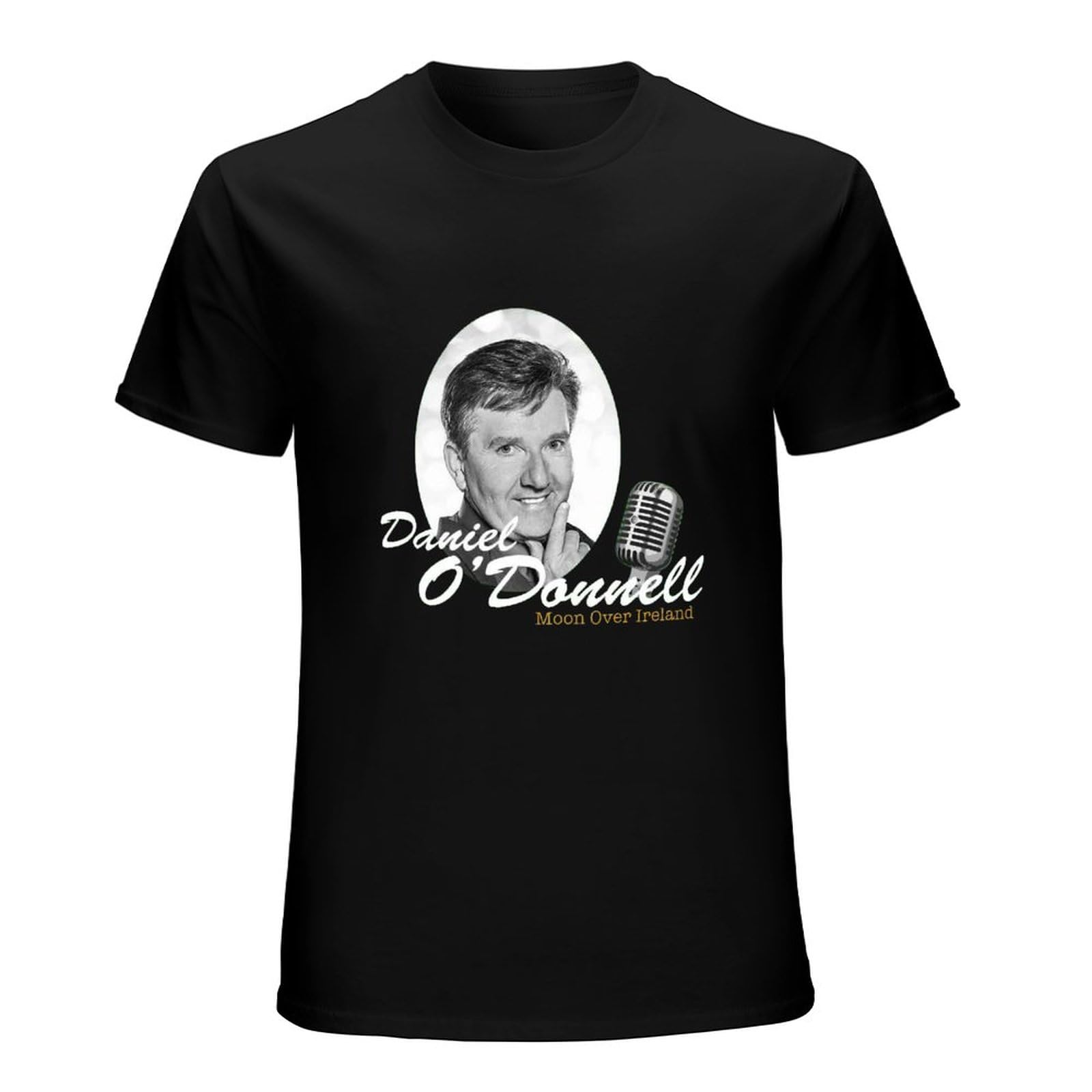 Basic Diary Unisex Black Daniel Odonnell Moon Over Ireland Top Sweatshirt Short Sleeve Xl