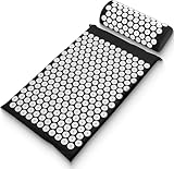 Sharper Image Akupressurmatte und Kissen Set - Rückenmatte für Druckpunkt & Muskelstimulation,...