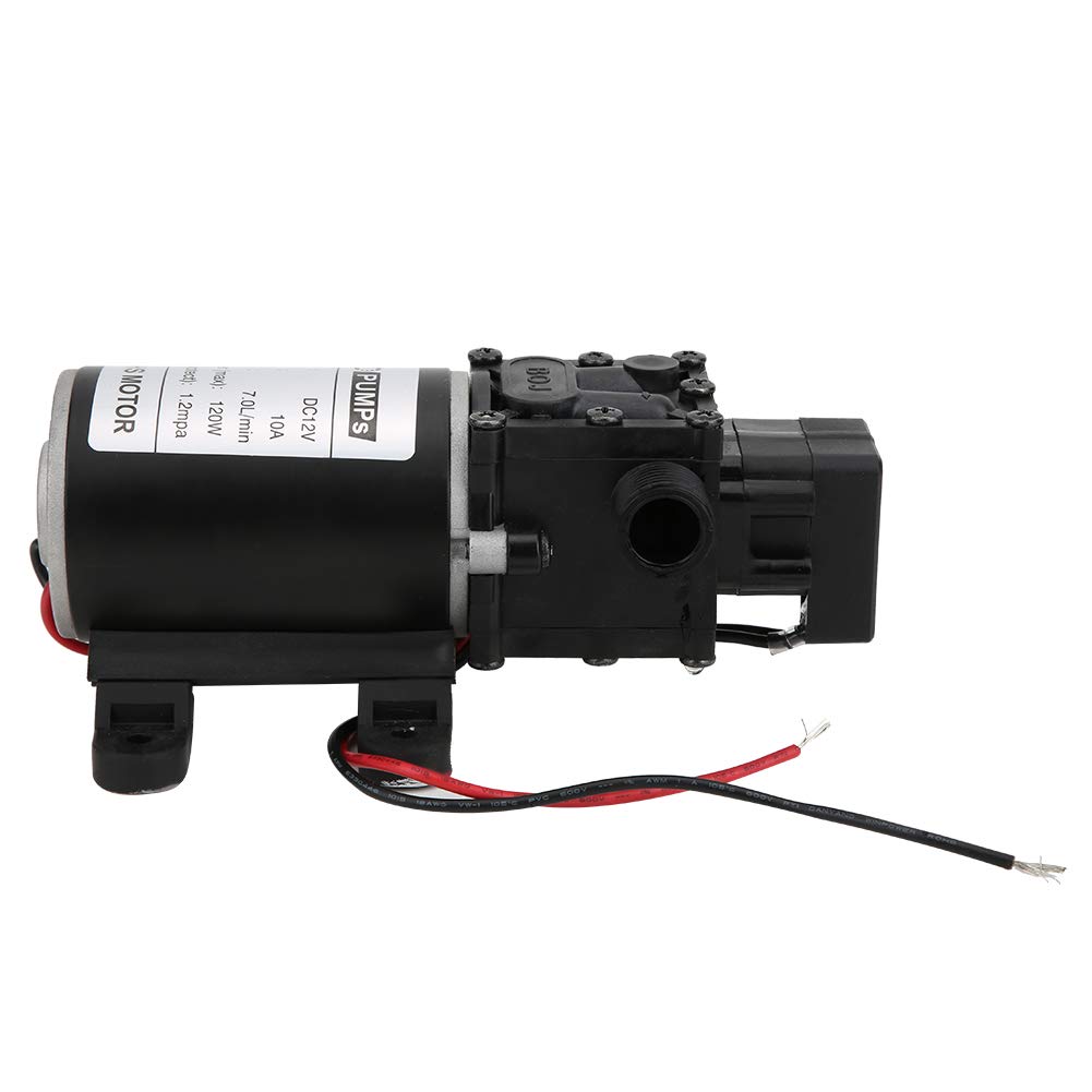 Pompe à eau, régulation de tension automatique, pompe de pulvérisation électrique haute pression 7L/min 10mm, pour pompe à membrane, pompe d'essai de pression, pompe de suralimentation