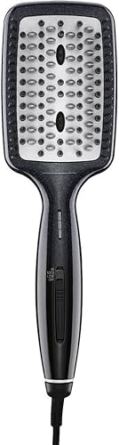 ConairInfiniti Pro, cepillo alisador de cerámica con infusión de diamante, Negro