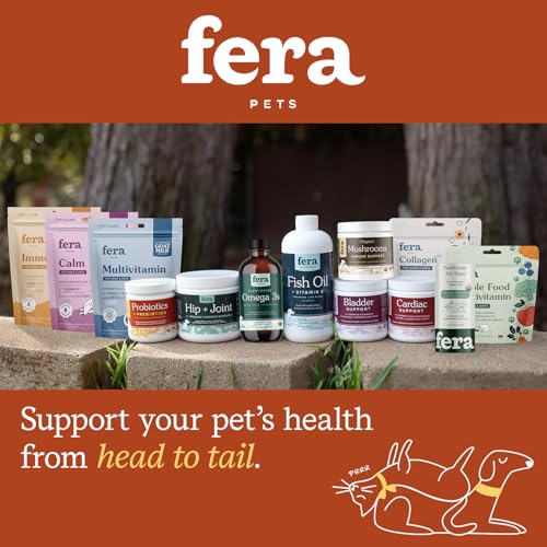 Fera Pets Organic Probiotics for Dogs & Cats - Vet Created - Cat & Dog Probiotic Supplement - 12 Strains & Prebiotics for Pet’s Digestion - 60 Scoops - Image 7