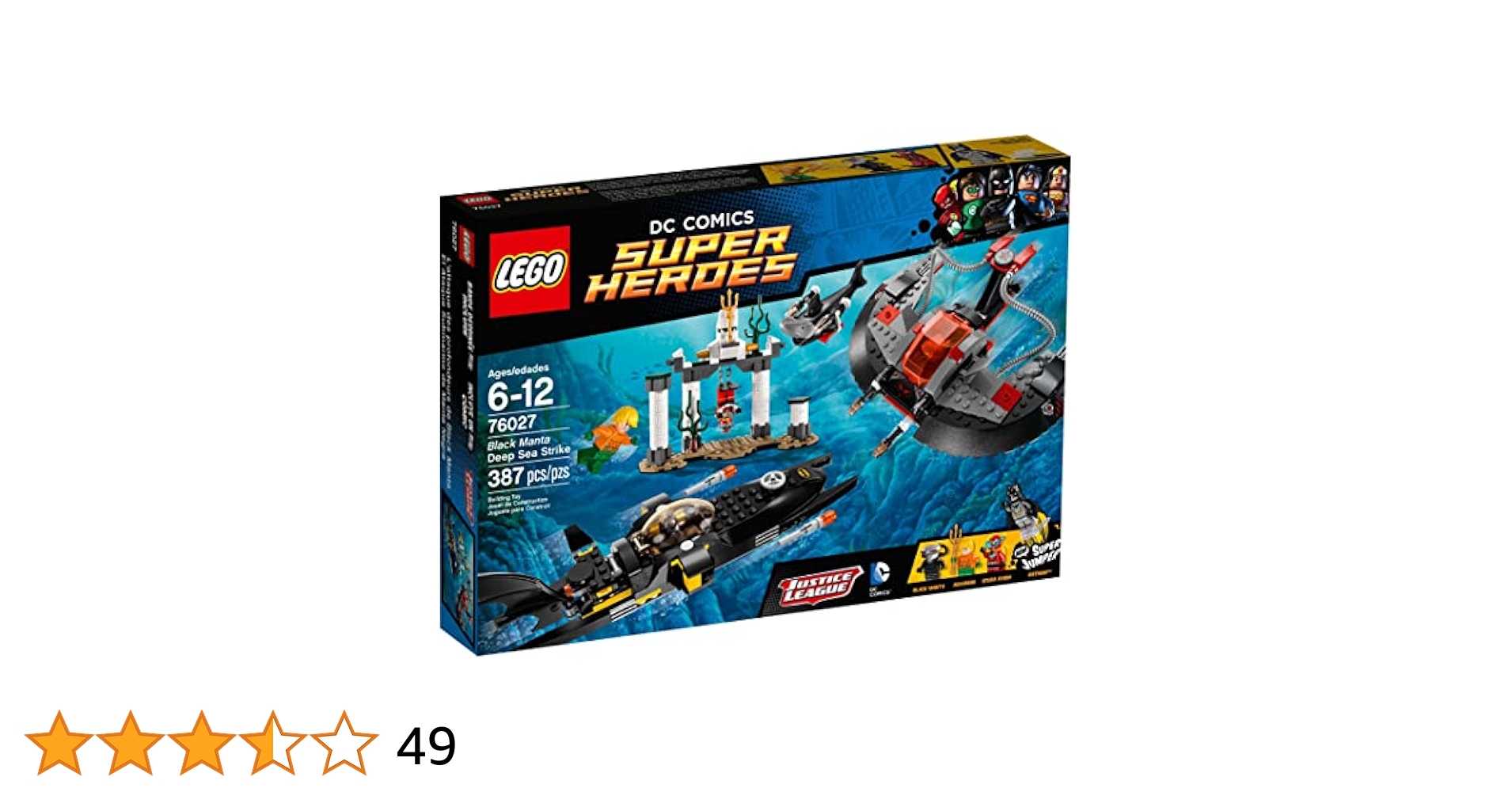 レゴ　スーパーヒーローズ　76027   未開封 Amazon.co.jp: レゴ スーパー・ヒーローズ ブラック・マンタの