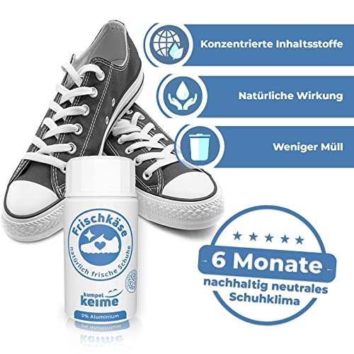 Frischkäse Schuhdeo - Das mikrobiologische Schuhpuder gegen Fußgeruch - Besser als ein Spray | Frische für Arbeitsschuhe… – Bild 3