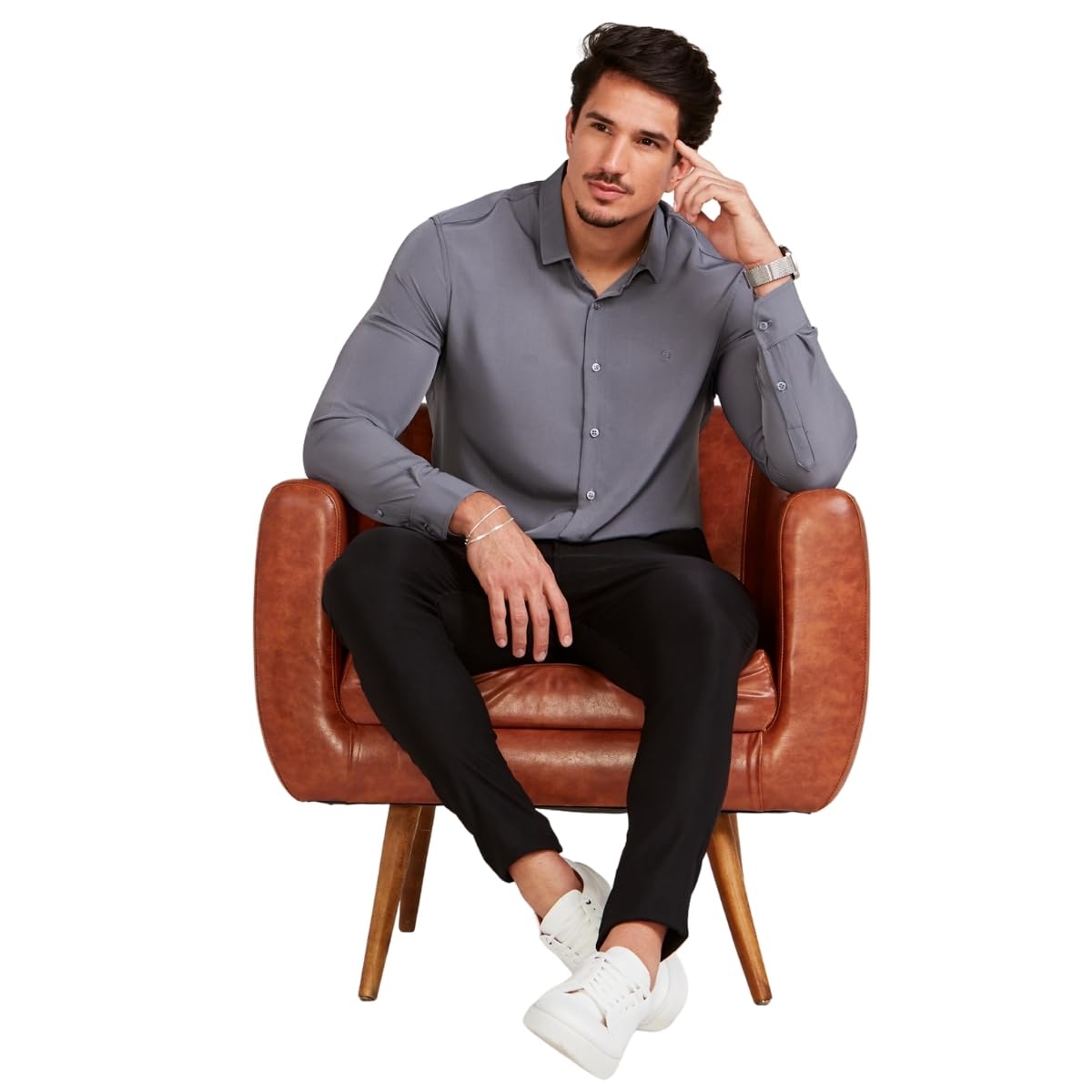 Camisa Social Manga Longa Masculina em promoção! Veja a oferta e mais achadinhos de Camisas 5 Hoje é o melhor dia para comprar Camisa Social Manga Longa Masculina com aquele preço maroto! Promoção! Aproveite a oferta! 5