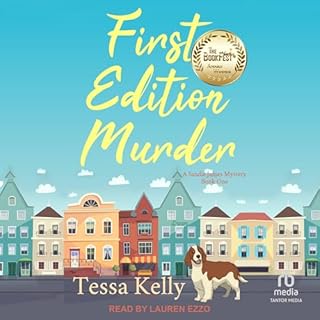 First Edition Murder Audiolibro Por Tessa Kelly arte de portada