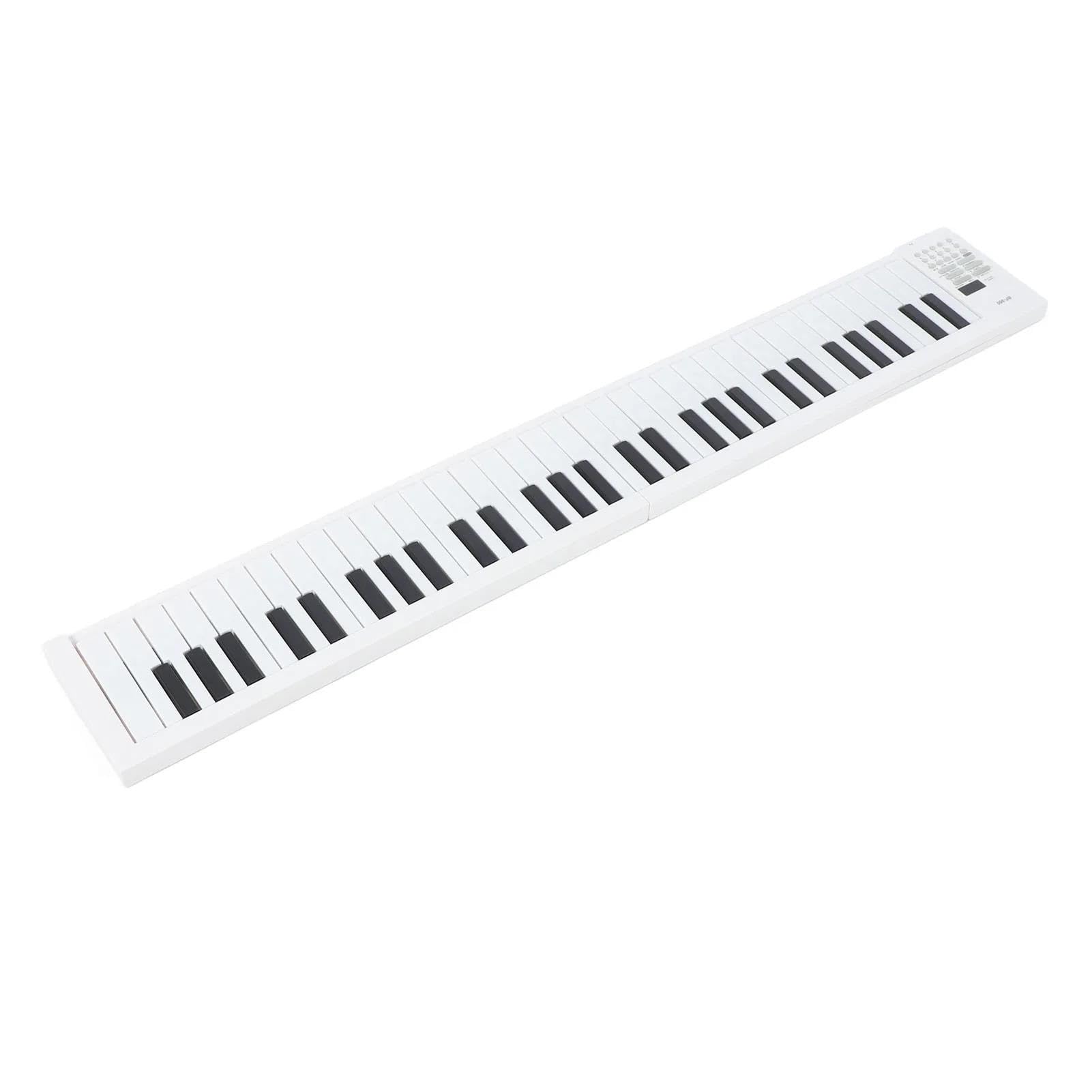 Pianino Elektroniczne Pianino Elektroniczne Dla Początkujących 61 Klawiszy Składane Przenośne Z Funkcją Nagrywania I Odtwarzania