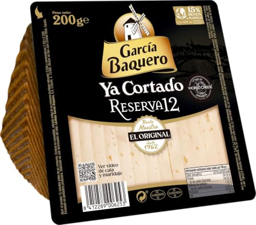 García Baquero Queso Reserva 12 - Ya Cortado, 200g