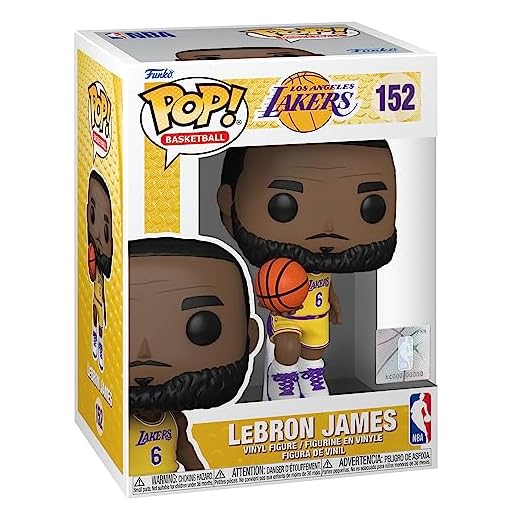 Funko Pop! NBA: Lakers - Lebron James #6 - Figura de Vinilo Coleccionable - Idea de Regalo- Mercancia Oficial - Juguetes para Niños y Adultos - Sports Fans - Muñeco para Coleccionistas y Exposición