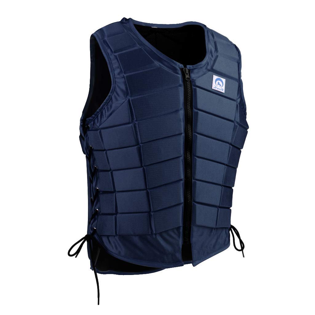 Chaleco protector ecuestre acolchado de EVA, chaleco de seguridad para montar a caballo, cómodo y ligero
