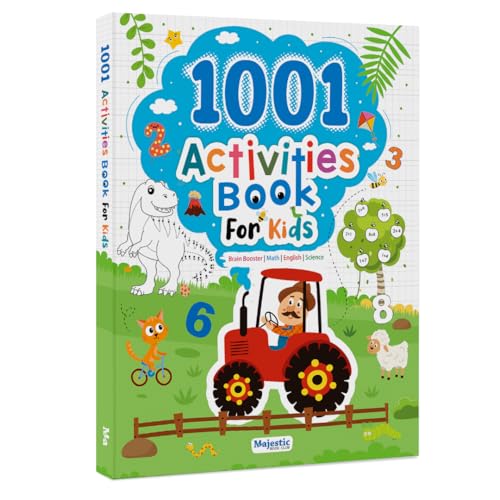 Image of 1001 Activity Book for Children Age 5+ | Comprehensive Collection of Brain-boosting Activities | English, Science, Maths & Brain-Booster Activities ... | Educational and Fun | The Book Tree Books