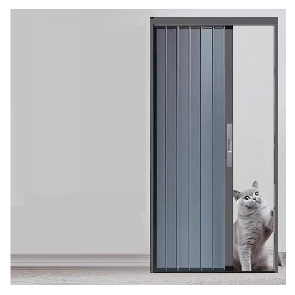 Metalowe drzwi harmonijkowe z wieloma składanymi drzwiami wewnętrznymi, magnetyczne, składane drzwi, chowane drzwi do stodoły, bezwiercące panele aluminiowe dla łatwej instalacji