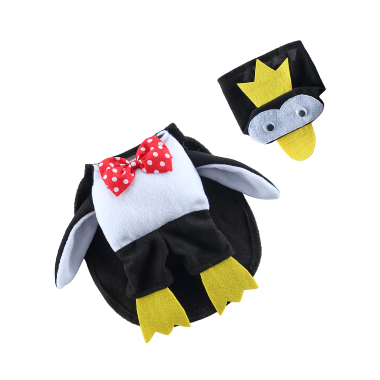 Milisten 2juegos Halloween para Mascotas Disfraz De Pingüino para Perros y Gatos Ropa Cómoda y Transpirable para Fiestas y Eventos para Fotos y Celebraciones De Halloween
