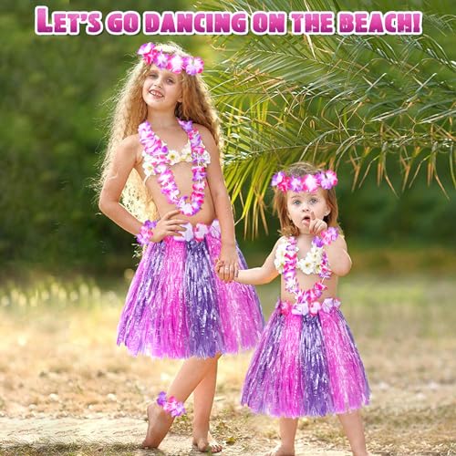Disfraz Infantil Falda Hawaiana con Accesorios miniatura 5