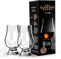 Glencairn Official Whiskey Glasses - Set of 2 Crystal Nose Tasting Glasses in Gift Carton for Whisky Lovers