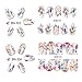 Produktbild 1 Blatt 12 Entwürfe für Wählen Sie Wassertransfer Nail Art Aufkleber Campanula & Owl Patterns Decals JIBN301-312 BN306